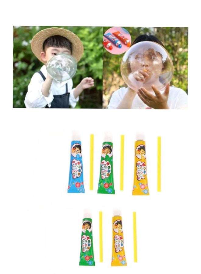 LittleLovik Bubble Balloon Making Glue (Pack of 5), Colorful Bubble Blowing Toy, Bubbles Crafting Outdoor Toy for Kids (Multicolor). - Image 1